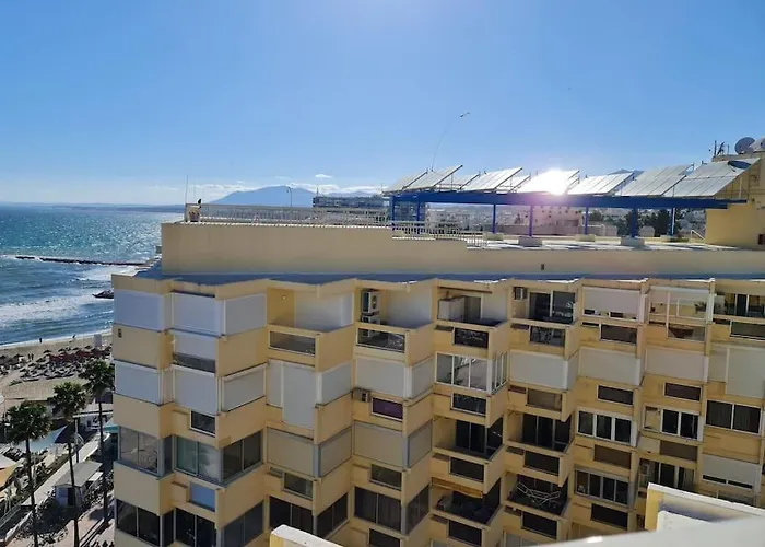 شقة Frontline With Sea Views And Rooftop Pool