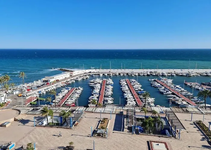 Frontline With Sea Views And Rooftop Pool شقة ماربيا