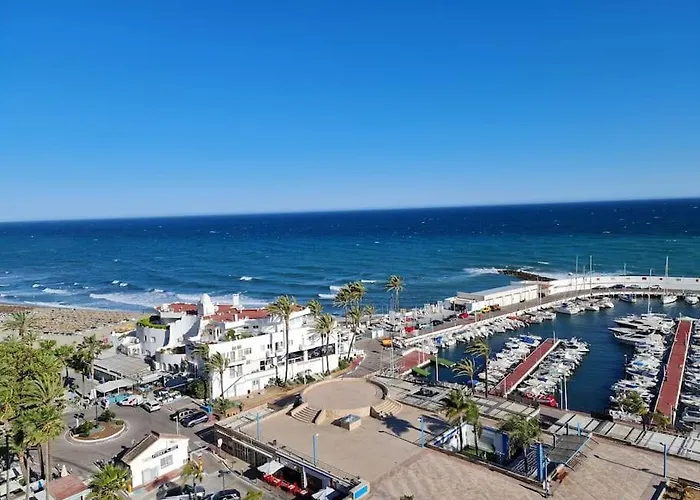 Frontline With Sea Views And Rooftop Pool شقة ماربيا